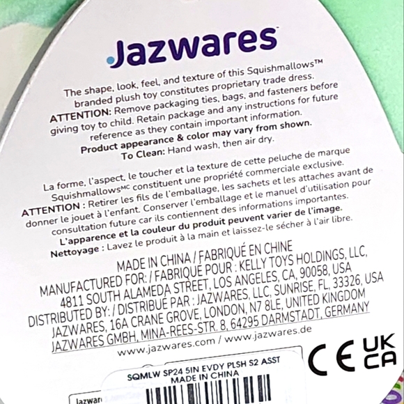 TOVE 🦋 Mint Green Moth Man w Flower Crown Original Squishmallow ☆》NWT《☆ - Picture 7 of 8